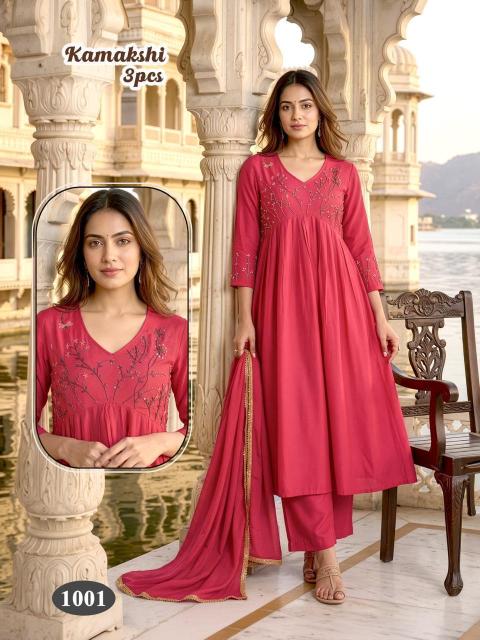 Desi kudi kamakshi 3pcs wholesale rate kurtis online